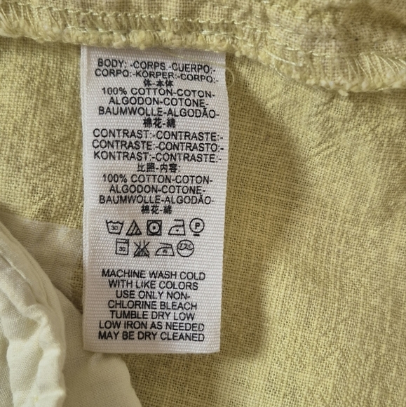 Free People Sunny Yellow Cargo Shorts - Picture 6 of 8